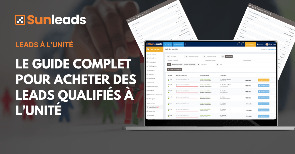 LE Guide complet pour acheter des leads qualifiés à l’unité