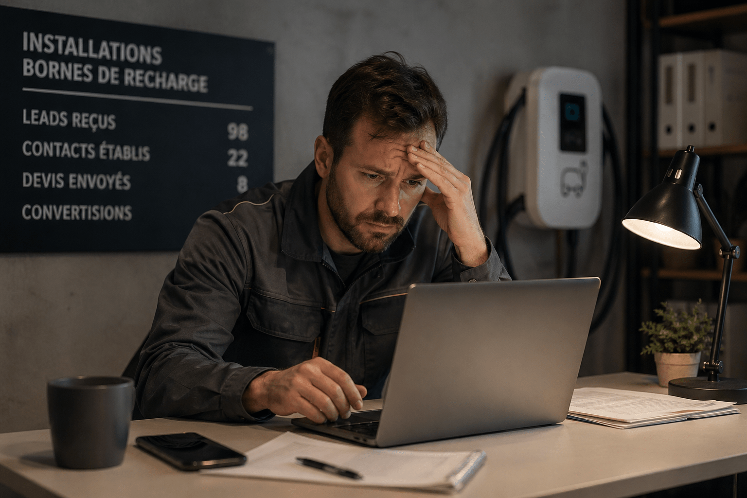 Problèmes des leads borne de recharge