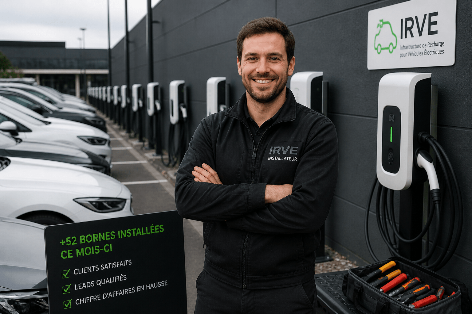 Solutions Sunleads borne de recharge