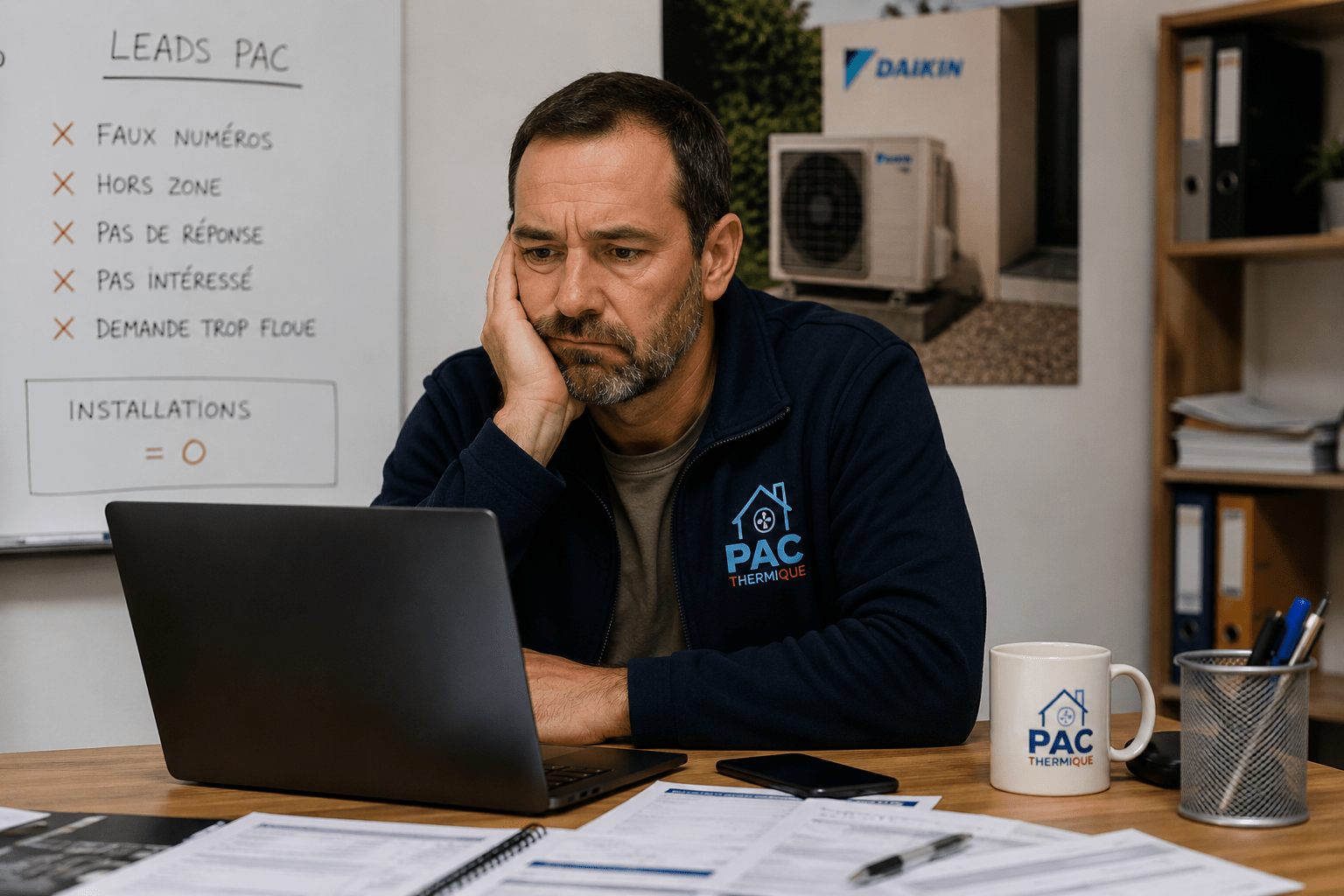 Problèmes leads pompe à chaleur